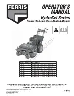 Ferris 5900545 Operator'S Manual preview