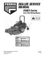 Ferris 5900911 Dealer Service Manual preview