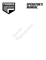 Preview for 48 page of Ferris 5901465 Operator'S Manual