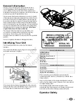 Предварительный просмотр 3 страницы Ferris 5901849 Operator'S Manual