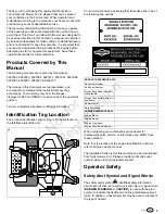 Preview for 3 page of Ferris 5901852 Operator'S Manual