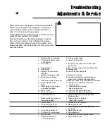 Preview for 21 page of Ferris HydroWalk DDS48 Operator'S Manual