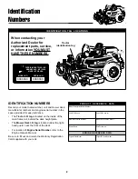 Preview for 4 page of Ferris IS4000Z/D31 Operator'S Manual