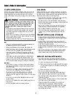 Preview for 6 page of Ferris IS4000Z/D31 Operator'S Manual