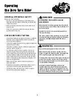 Preview for 10 page of Ferris IS4000Z/D31 Operator'S Manual