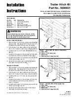 Ferris IS4500Z Series Installation Instructions preview