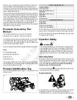 Preview for 3 page of Ferris IS600ZB2544 Operator'S Manual