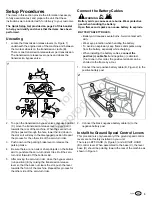 Preview for 3 page of Ferris IS700Z series Dealer Setup & Adjustment Instructions Manual