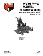 Ferris UltraBelt GD BGF36KAV15 Operator'S Manual preview