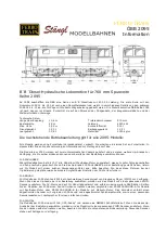 Предварительный просмотр 1 страницы FERRO-TRAIN ÖBB 2095 Information