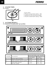 Предварительный просмотр 24 страницы Ferro 0607W Installation And Operation Manual