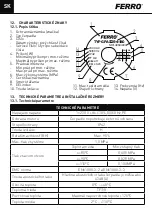 Предварительный просмотр 46 страницы Ferro 0607W Installation And Operation Manual