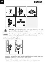 Предварительный просмотр 54 страницы Ferro 0607W Installation And Operation Manual