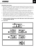 Предварительный просмотр 57 страницы Ferro 0607W Installation And Operation Manual