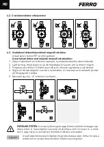 Предварительный просмотр 102 страницы Ferro 0607W Installation And Operation Manual