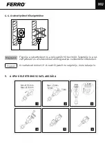 Предварительный просмотр 103 страницы Ferro 0607W Installation And Operation Manual