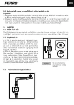 Предварительный просмотр 107 страницы Ferro 0607W Installation And Operation Manual