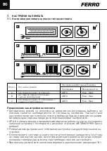 Предварительный просмотр 120 страницы Ferro 0607W Installation And Operation Manual