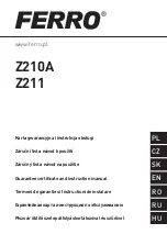 Ferro Z210A Instruction Manual предпросмотр