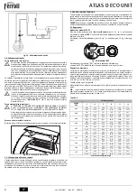 Preview for 6 page of Ferroli 0JHL3YWA Instructions For Use, Installation And Maintenance