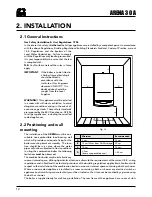 Preview for 12 page of Ferroli ARENA 30 A Installation And Operating Instructions Manual