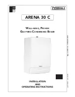 Ferroli ARENA 30 C Installation And Operating Instructions Manual preview