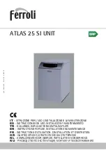 Preview for 1 page of Ferroli ATLAS 25 SI UNIT Instructions For Use, Installation And Maintenence