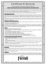 Preview for 14 page of Ferroli ATLAS 25 SI UNIT Instructions For Use, Installation And Maintenence