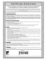 Preview for 6 page of Ferroli ATLAS 32 Instructions For Use, Installation And Maintenance