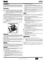 Preview for 13 page of Ferroli ATLAS 32 Instructions For Use, Installation And Maintenance