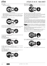 Предварительный просмотр 40 страницы Ferroli ATLAS D 30 K 100 UNIT Instructions For Use, Installation And Maintenance