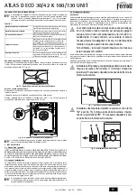 Preview for 5 page of Ferroli ATLAS D 30 K 100 Instructions For Use, Installation And Maintenance