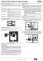 Preview for 39 page of Ferroli ATLAS D 30 K 100 Instructions For Use, Installation And Maintenance