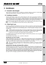 Preview for 83 page of Ferroli ATLAS D 30 Ki 100 UNIT Instructions For Use, Installation And Maintenance