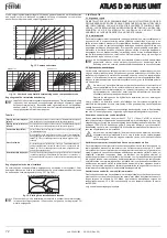 Preview for 72 page of Ferroli ATLAS D 30 PLUS UNIT Instructions For Use, Installation And Maintenence