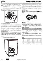 Preview for 74 page of Ferroli ATLAS D 30 PLUS UNIT Instructions For Use, Installation And Maintenence