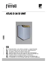 Ferroli ATLAS D 30 SI UNIT Instructions For Use, Installation And Maintenance preview