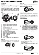 Preview for 3 page of Ferroli ATLAS D 34 CONDENS K130 Instructions For Use, Installation & Maintenance