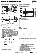 Предварительный просмотр 9 страницы Ferroli ATLAS D 34 CONDENS K130 Instructions For Use, Installation & Maintenance