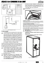 Предварительный просмотр 25 страницы Ferroli ATLAS D 34 CONDENS K130 Instructions For Use, Installation & Maintenance