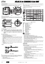 Предварительный просмотр 44 страницы Ferroli ATLAS D 34 CONDENS K130 Instructions For Use, Installation & Maintenance