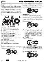 Предварительный просмотр 54 страницы Ferroli ATLAS D 34 CONDENS K130 Instructions For Use, Installation & Maintenance