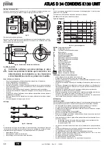 Предварительный просмотр 60 страницы Ferroli ATLAS D 34 CONDENS K130 Instructions For Use, Installation & Maintenance