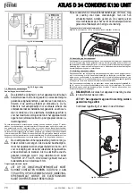 Предварительный просмотр 74 страницы Ferroli ATLAS D 34 CONDENS K130 Instructions For Use, Installation & Maintenance