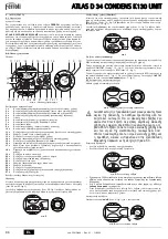 Предварительный просмотр 86 страницы Ferroli ATLAS D 34 CONDENS K130 Instructions For Use, Installation & Maintenance