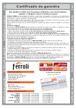 Preview for 27 page of Ferroli ATLAS D ECO 42 SI UNIT Instructions For Use, Installation And Maintenance