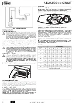 Предварительный просмотр 6 страницы Ferroli ATLAS ECO 30 SI UNIT Instructions For Use, Installation And Maintenance