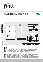 Ferroli BLUEHELIX 25/32 K 50 Instructions For Use, Installation And Maintenance preview