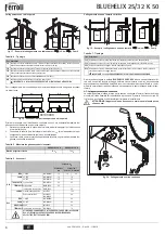 Preview for 6 page of Ferroli BLUEHELIX 25/32 K 50 Instructions For Use, Installation And Maintenance