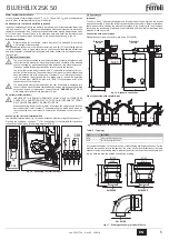 Preview for 5 page of Ferroli BLUEHELIX 25 K 50 Instructions For Use, Installation And Maintenance